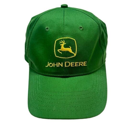Officially Licensed John Deere Embroidered Hat Cap - Vintage Snap Back - Picture 1 of 11